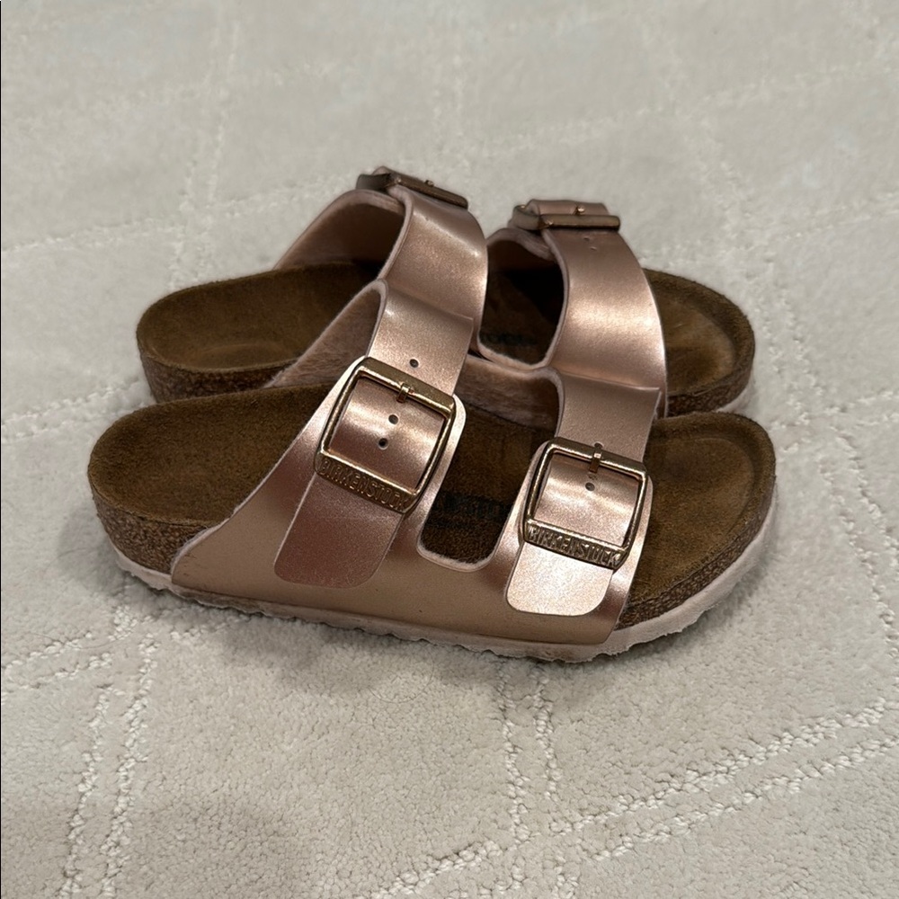 Birkenstock Kids Rose Gold Sandals